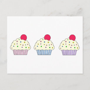 Vanilla Cupcakes Postcard