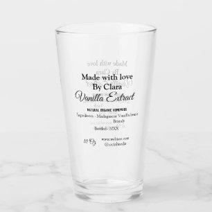 Vanilla extract homemade add ingredients weight de glass