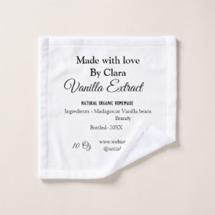 Vanilla extract homemade add ingredients weight de wash cloth