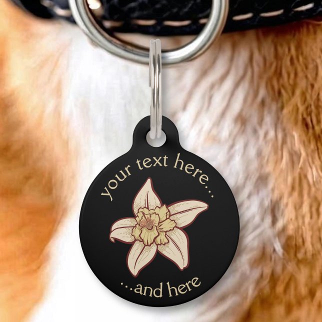 Vanilla Flower Icon Pet Tag (Creator Uploaded)