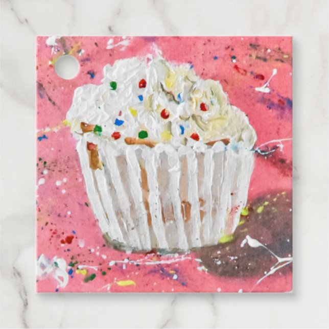 Vanilla Frosting Favour Tags (Front)