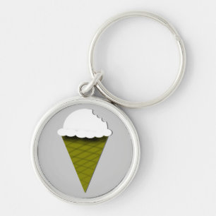 Vanilla Ice Cream Keychain
