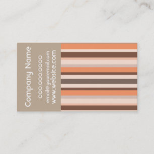 Vanilla Melon  Stripes Business Card