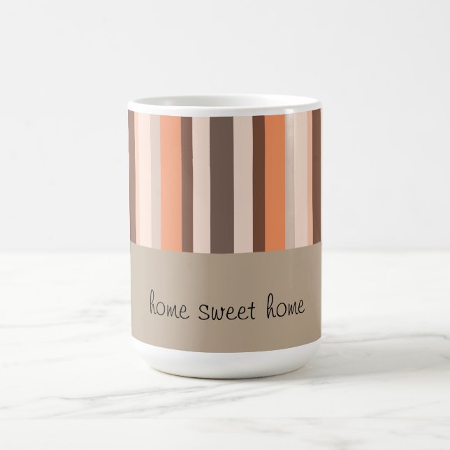Vanilla Melon  Stripes Coffee Mug (Center)