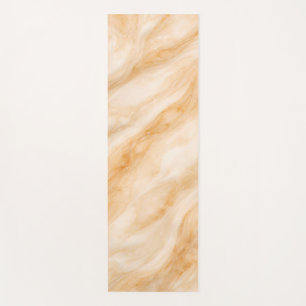Vanilla Milkshake Marble Texture Yoga Mat