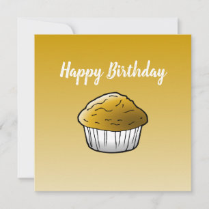 Vanilla Muffin Birthday Card