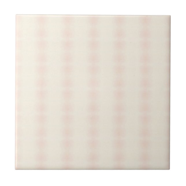 Vanilla pink geometric art design decor tile (Front)