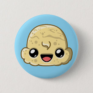 Vanilla Scoop - Ice Cream Jump 6 Cm Round Badge