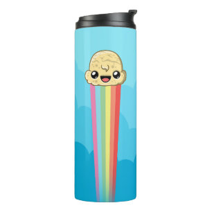 Vanilla Scoop - Sky Rainbow Trail Thermal Tumbler