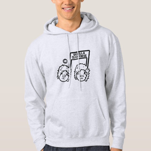 Vanilla Seahorse hoodie (Front)