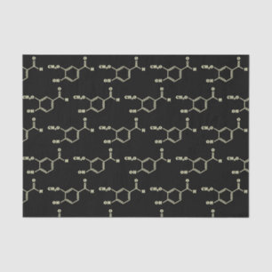 Vanilla Vanillin Molecular Chemical Formula Tissue Paper