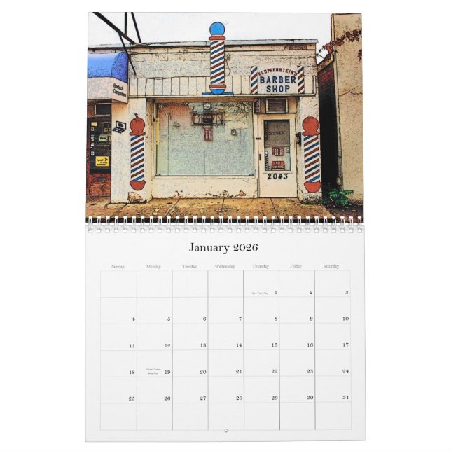 Vanishing America Calendar - Customised (Jan 2026)
