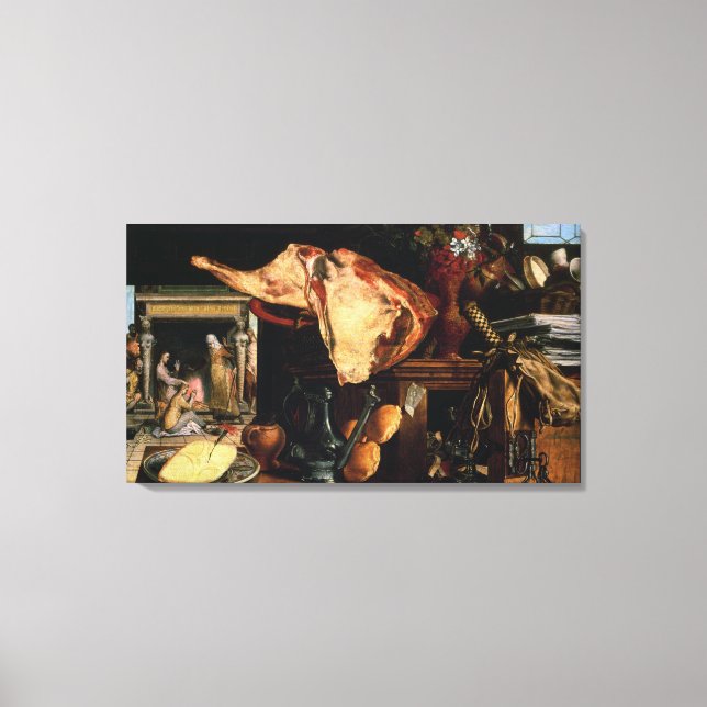 Vanitas still life , 1552 canvas print (Front)