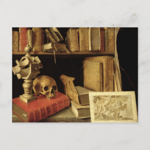 Vanitas with a Sundial, c.1626-40 Postcard