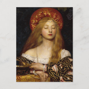 Vanity - A Mediaeval Maiden Postcard