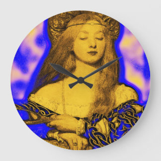 VANITY BEAUTY-FASHION COSTUME DESIGNER LARGE CLOCK
