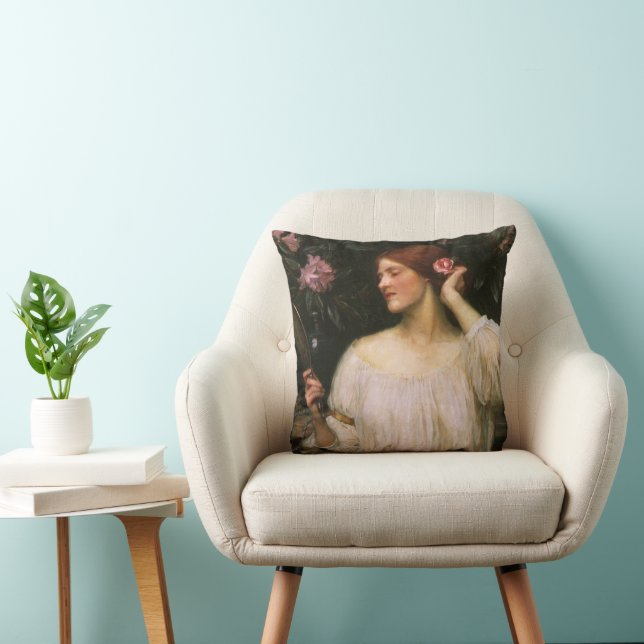 Vanity by John William Waterhouse Cushion (Chair)