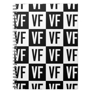 Vanity Fur Mag VF White Notebook