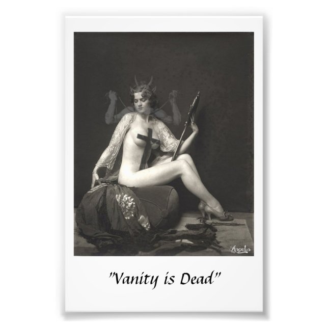 Vanity is Dead Photo Print (Front)