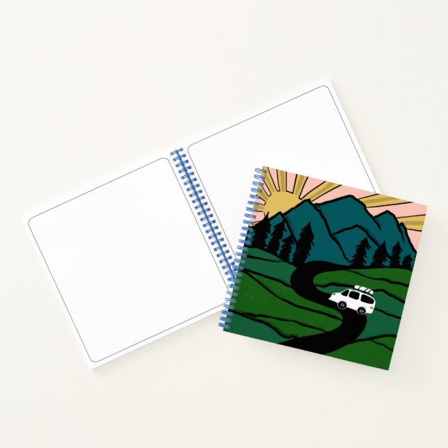 VANLIFE Explore Road Trip Adventure Notebook (Inside)