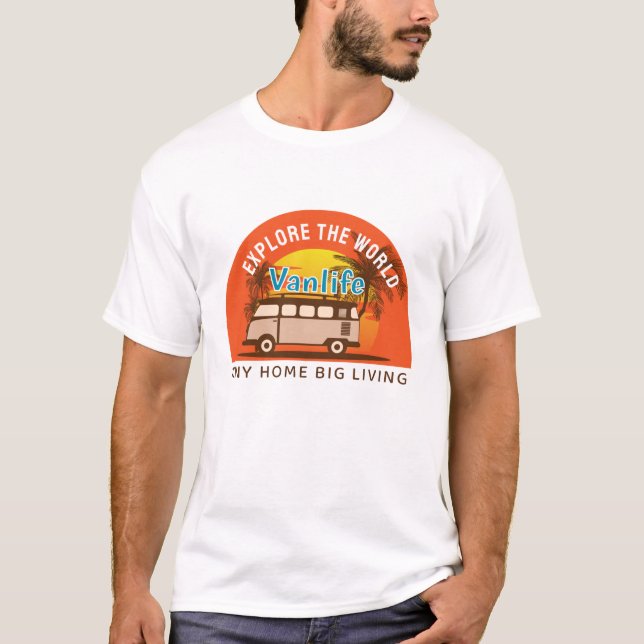 Vanlife explore the world T-Shirt (Front)