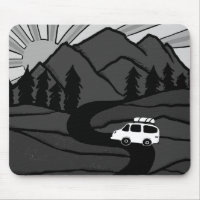 Vanlife MOUNTAIN SUNRISE Illustration