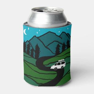 VANLIFE Trees Forest Mountain Explore Adventure Can Cooler
