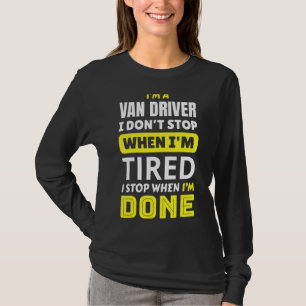 Vannin Van Life Retro Van  Vanner Vantasy Camper T-Shirt