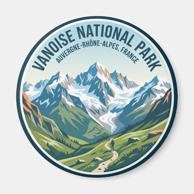 Vanoise National Park France Magnet (Front)
