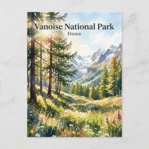 Vanoise National Park France Postcard