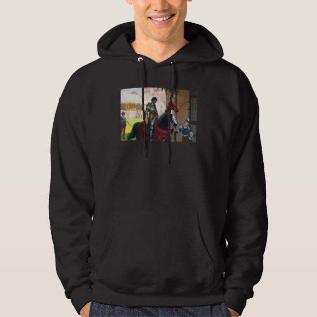 Vanquished, by Edmund Blair Leighton Hoodie (Front)