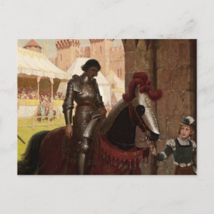 “Vanquished” by Edmund Blair Leighton Postcard