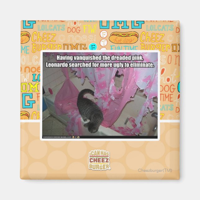 Vanquished the dreaded pink magnet (Front)