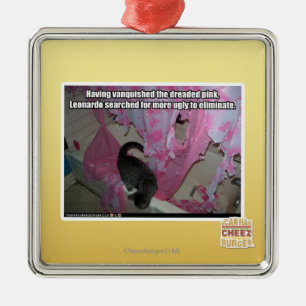 Vanquished the dreaded pink metal tree decoration