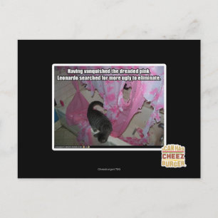 Vanquished the dreaded pink postcard