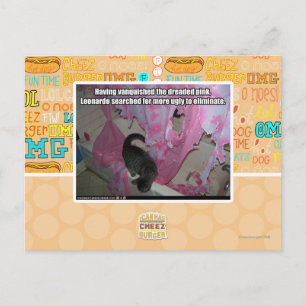 Vanquished the dreaded pink postcard