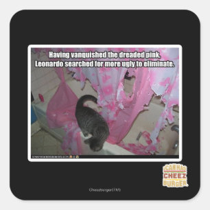 Vanquished the dreaded pink square sticker