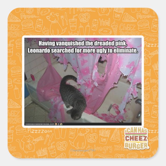 Vanquished the dreaded pink square sticker (Front)