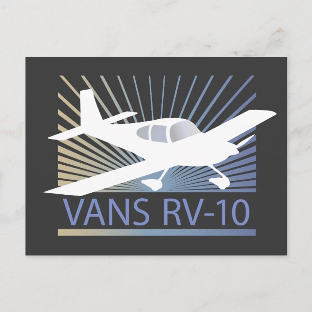 Vans RV-10 Postcard (Front)