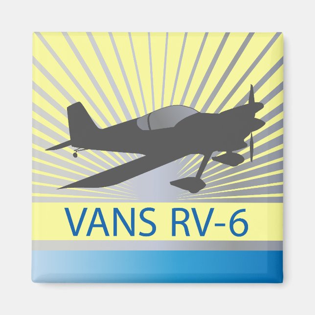 Vans RV-6 Magnet (Front)