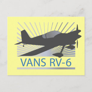 Vans RV-6 Postcard