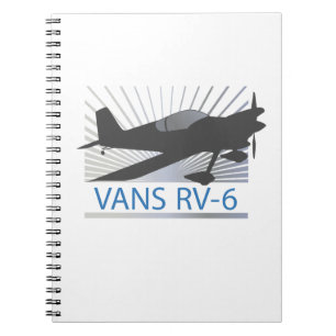 Vans RV-6 Spiral Notebook