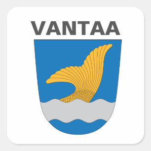 Vantaa coat of arms (Finland) Square Sticker