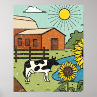 Vantage Kansas State Map Souvenir