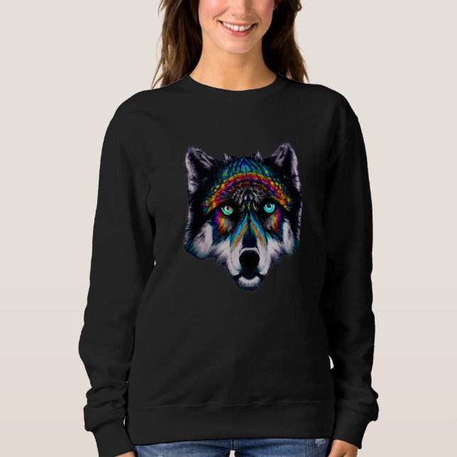 VanTahir Mystic Wolf Sweatshirt (Front)