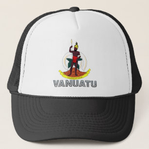 Vanuatu Coat of Arms Trucker Hat