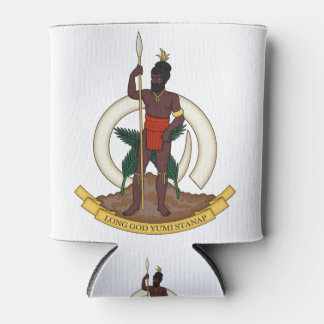 vanuatu emblem can cooler
