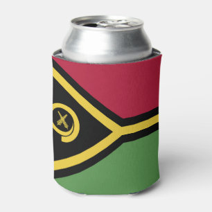 Vanuatu flag can cooler