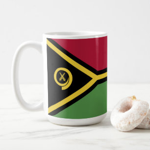Vanuatu flag coffee mug