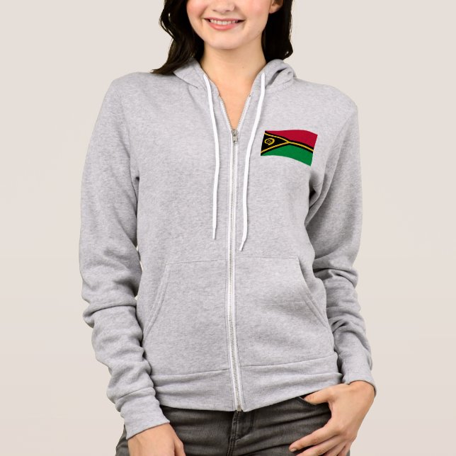 Vanuatu Flag Hoodie (Front)